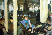 Эдгар Дега. Женщины в кафе на бульваре Монмартр, 1877. Музей Орсэ