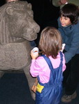 На открытии Второго фестиваля детских музейных программ ''Детские дни в Петербурге'' 20 октября 2006 года