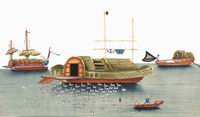 Рисунок кораблей и лодок. Китай. Конец XIX в. МАЭ им. Петра Великого (Кунсткамера) РАН 