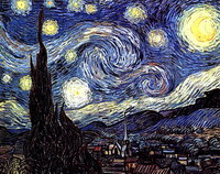 Винсент Ван Гог. Звездная ночь, 1889. Музей современного искусства, Нью-Йорк