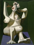 Пабло Пикассо. Женщина, сидящая в кресле, 1929. Музей современного искусства, Нью-Йорк