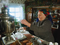 М.П. Степанова, старейшая жительница острова Кижи