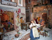 На выставке ''Вертеп. Рождественская традиция Италии''  в Российском этнографическом музее