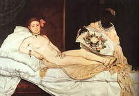 Эдуард Мане. Олимпия, 1863. Лувр