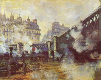 Клод Моне. Вокзал Сен-Лазар, 1877. Музей Мармоттан, Париж