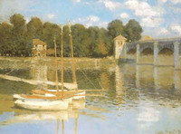 Клод Моне. Мост в Аржантее, 1874. Лувр, Париж
