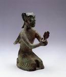 Медная фигура с крыльями. Статуэтка небожителя. Медь. Средний период династии Западная Хань (206 г. до н. э. - 8 г. н.э.)