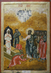 Икона Воскрешение Лазаря. Экспонат выставки Воскресение Христово
