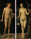 Альбрехт Дюрер. Адам и Ева, 1507. Прадо, Мадрид