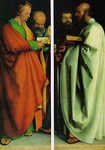 Альбрехт Дюрер. Четыре апостола, 1526. Старая Пинакотека, Мюнхен