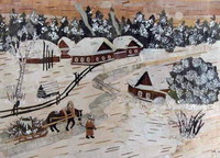 И.Н. Торцева. Зима в деревне