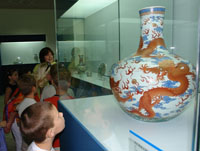 Дети  посетили выставку китайского фарфора в Музее им. Ф.А.Коваленко 