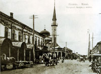 Казань начала ХХ века. Сенной базар и мечеть 