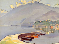 Александр Бенуа ди Стетто. Аскона. На берегу озера Лаго Маджоре. 1931