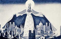 Н.К.Рерих. Мадонна - Защитница. 1933 г.