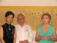 Ван Сюлин, Владимир Ульянов, Тамара Гродскова. 2008. Радищевский музей
