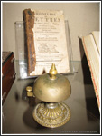 Звонок настольный 19 в., книга ''Образцы писем'' Геттинген,  1782