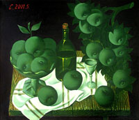 Сандырев Иван Тарасович. Зеленые яблоки (2001), х., м., 60х70 