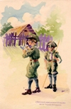 Скаутская открытка периода 1914-1917 гг.