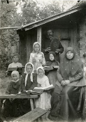 Старообрядческая школа.Могилевская губ.,Гомельский уезд,местечко Ветка, 1907 г.