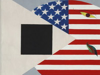 Павел Пепперштейн. «Американский кит и черный квадрат», 2008