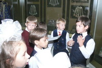 Дети в музее