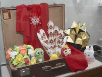 «Новогоднее оригами» в Дарвиновском музее.