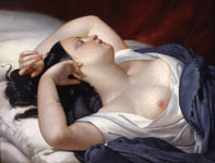 Плюшар Е.А.  Спящая итальянка. Середина 1840-х   Нижнетагильский музей изобразительных искусств