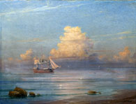 Айвазовский И.К.  Морской пейзаж. 1871   Нижнетагильский музей изобразительных искусств