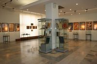 Выставка ''Черты оседлости. Проект еврейского музея'' в Мраморном зале Библиотеки иностранной литературы
