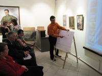 Встреча с художником И.Грищенко в Нижнетагильском музее изобразительных искусств