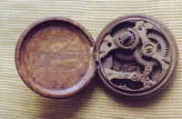 Часы деревянные. Вятка, 1860-е гг. Мастер С.И. Бронников