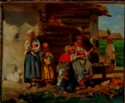 Маковский В.Е. В деревне. 1898