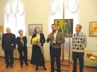Открытие выставки Е.Черновой в Музее истории города.