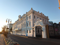 Фасад главного здания Усадьбы Рукавишниковых