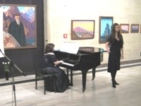 Вокальный концерт воспитанников Национальной музыкальной академии в зале имени Николая Рериха.
