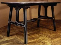 Декоративный стол. Мастерская Д.Б.Гатти. Рим. 1865 (фонировка черным деревом,  слоновая кость, перламутр)