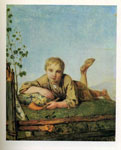 Венецианов А.Г. Пастушок с дудкой. 1820-е       