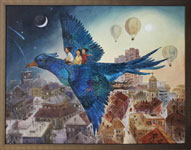Халида Шимова. Синяя птица. Х.м. 70х90.2004