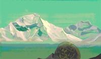 Н.К. Рерих ''Путь на Кайлас''. Серия ''Священные горы''. 1933.