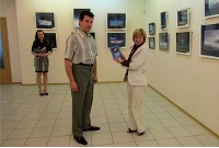 Персональная выставка художника-космиста Олега Высоцкого в Выставочном зале Московского района Санкт-Петербурга