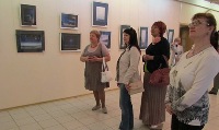 Персональная выставка художника-космиста Олега Высоцкого в Выставочном зале Московского района Санкт-Петербурга