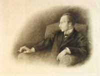 А.А. Тургенева. Портрет Андрея Белого. 1909