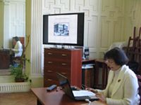 Лекцию и презентацию провела руководитель выставочного отдела СПб отделения МЦР по работе в школах М.Я. Морозова