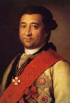 Портрет И.А.Ганнибала. Неизвестный художник. Конец 18 века.
