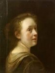 Греббер, Питер Франс де. 1600-1653. Женский портрет. 1630-е. Голландия. Дерево, масло