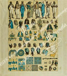 Литографии рисунков Эберса из атласа по Египту, которыми пользовался Н.С. Лесков в работе над повестью 