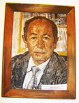 А. Лутфуллин. Портрет Мухтара Сагитова. 1983 г.