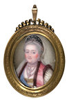 Неизвестный художник последней трети XVIII века. ''Портрет Екатерины II в кокошнике''