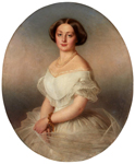 Рихард Лаухерт. Портрет дамы. 1857.